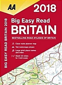 AA Big Easy Read Atlas Britain (Spiral Bound, 13 Revised edition)