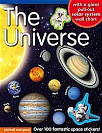 The Universe : Solar System Wallchart Poster and Sticker Book (Paperback)