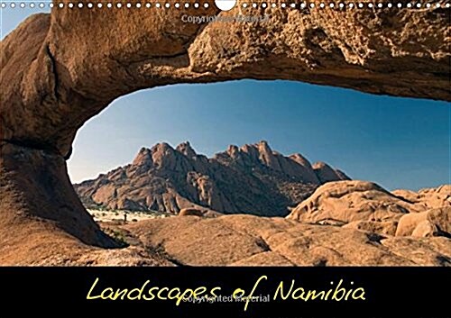 Landscapes of Namibia / UK-Version 2018 : Beautiful Nature Landscape in Bright Colors. (Calendar, 5 ed)