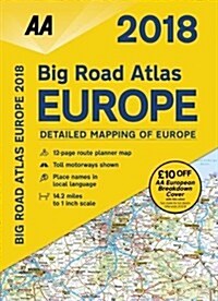 AA Big Road Atlas Europe (Spiral Bound, 13 Revised edition)