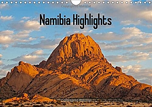 Namibia Highlights / UK-Version 2018 : 13 Goals That You Should Have Seen (Calendar, 5 ed)