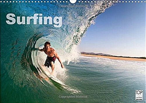Surfing 2018 : A year in the surf from the Arctic Circle to the Tropics... (Calendar)