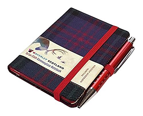 Waverley S.T. (S): Hunting Mini with Pen Pocket Genuine Tartan Cloth Commonplace Notebook (Hardcover)