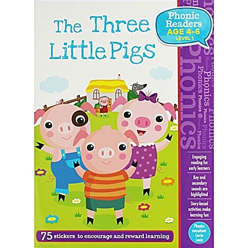 Phonic Readers: The Three Little Pigs Age 4-6 (Paperback)