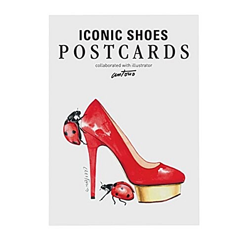 Fashionary Iconic Shoe Postcards Book : Illustration by Antonio Soares (Postcard Book/Pack)