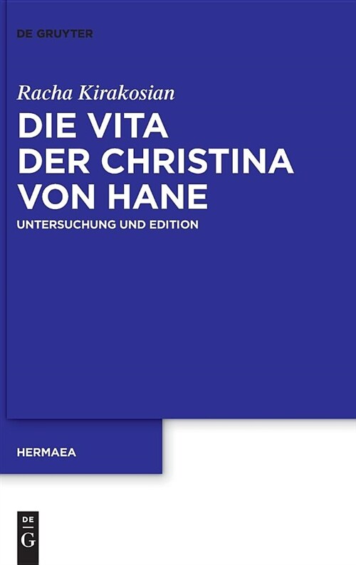 Die Vita der Christina von Hane (Hardcover)