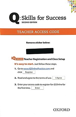 Q Skills for Success: Teacher IQ Online Access Card