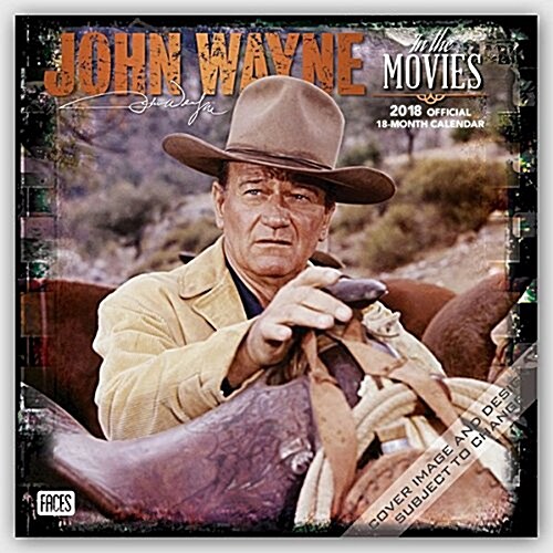 2018 John Wayne in the Movies Wall Calendar (Wall)