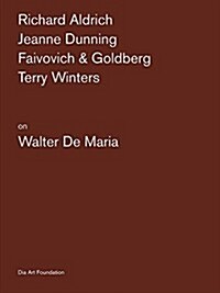 Artists on Walter de Maria (Paperback)