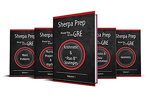 Master Key to the GRE: Set of 5 Math Strategy Guides (Paperback)