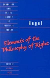 Hegel: Elements of the Philosophy of Right (Paperback)