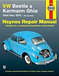 VW Beetle & Karmann Ghia 1954 Through 1979 (Paperback, Revised)