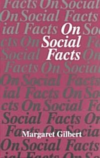 On Social Facts (Paperback, Revised)