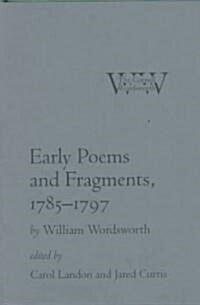 Early Poems and Fragments, 1785 1797 (Hardcover)