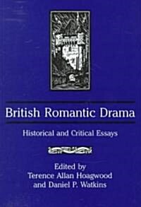 British Romantic Drama (Hardcover)
