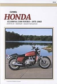 Honda GL1000 & 1100 Motorcycle, 1975-1983 Service Repair Manual (Paperback, 2 Revised edition)