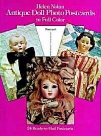 Antique Doll Photo Postcards in Full Color (Paperback)