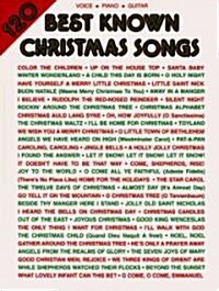120 Best Known Christmas Songs: Piano/Vocal/Guitar (Paperback)