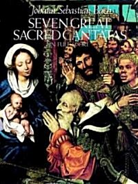 [중고] Seven Great Sacred Cantatas in Full Score (Paperback)