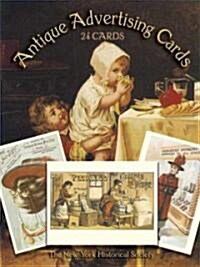 Antique Advertising cards 24 cards (Paperback)