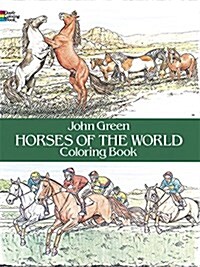 Horses of the World Coloring Book (Paperback)
