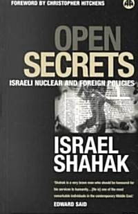 [중고] Open Secrets : Israeli Foreign and Nuclear Policies (Paperback)