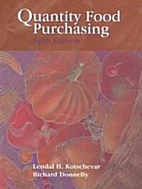 Quantity Food Purchasing (Paperback, 5)