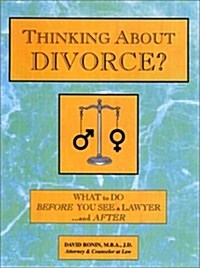 Thinking About Divorce (Paperback)