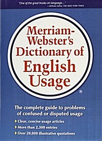 Merriam-Websters Dictionary of English Usage (Hardcover)