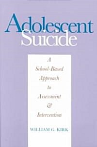 Adolescent Suicide (Paperback)