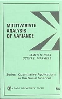Multivariate Analysis of Variance (Paperback)