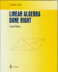 Linear algebra done right 2nd ed