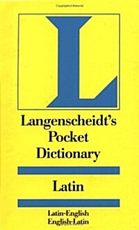 Langenscheidts Pocket Latin Dictionary (Paperback)