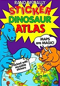 Sticker Dinosaur Atlas (Paperback)