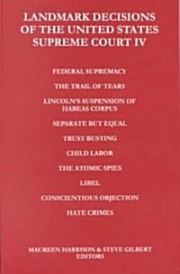 Landmark Decisions of the United States Supreme Court IV (Paperback, 2)