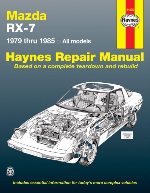 [중고] Mazda Rx-7 Rotary, 1979-1985 (Paperback)