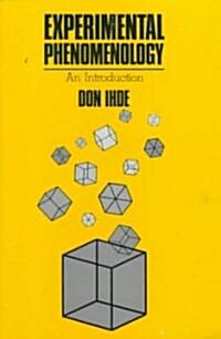 Experimental Phenomenology (Paperback)