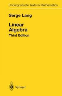 Linear algebra 3rd ed