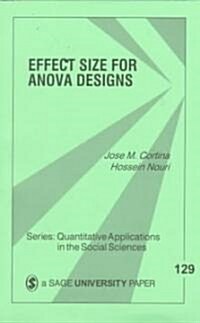 Effect Size for Anova Designs (Paperback)
