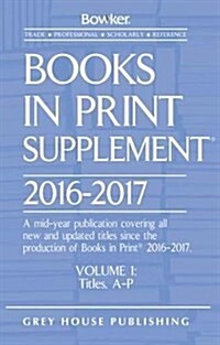 Books in Print Supplement - 3 Volume Set, 2016/17 (Hardcover, 53)