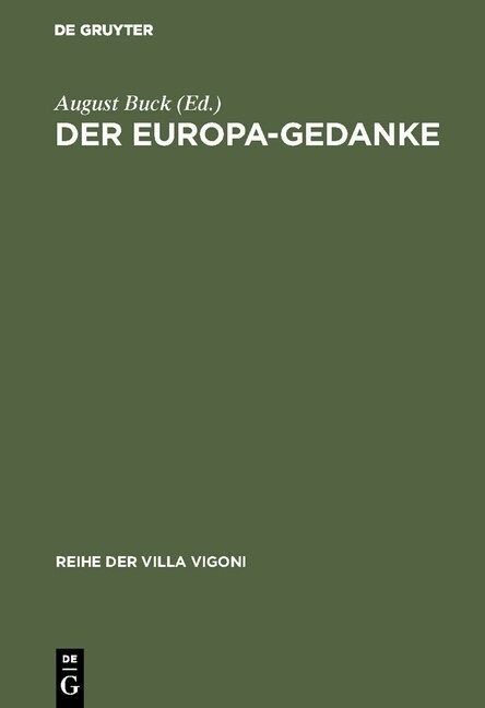 Der Europa-Gedanke (Hardcover, Reprint 2017)