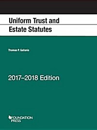 Uniform Trust and Estate Statutes (Paperback, New)