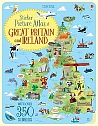 Sticker Picture Atlas of Great Britain and Ireland (Paperback)