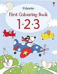 First Colouring Book 123 (Paperback)