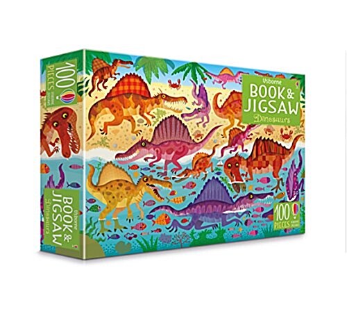 Usborne Book and Jigsaw Dinosaurs (Paperback, UK 2017)