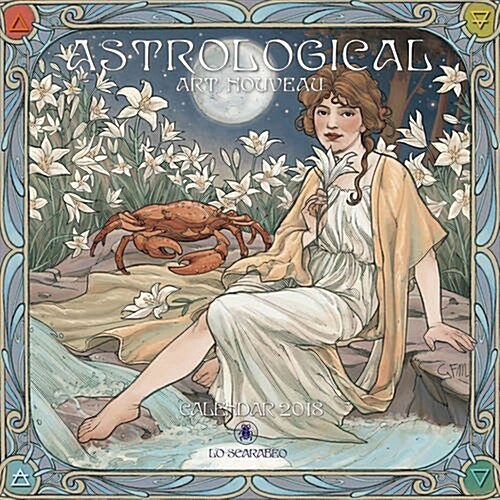 Art Nouveau Astrological Calendar 2018 : Giulia F. Massaglia (Calendar)