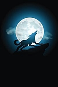 Wolf Moon Notebook: 150 Page Notebook Journal Diary (Paperback)