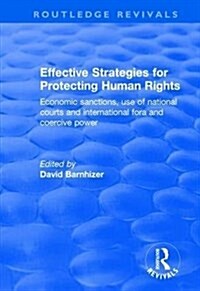 Effective Strategies for Protecting Human Rights : Economic Sanctions, Use of National Courts and International Fora and Coercive Power (Hardcover)