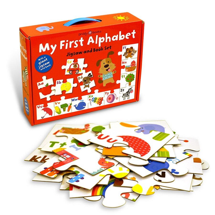 [중고] My First Alphabet Jigsaw Set [With Jigsaw Floor Puzzle] (Board Books)
