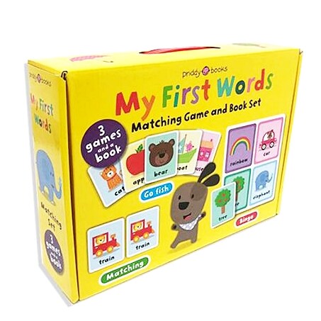 My First Words Matching Game and Book Set: Three Games and a Book (Board Books)